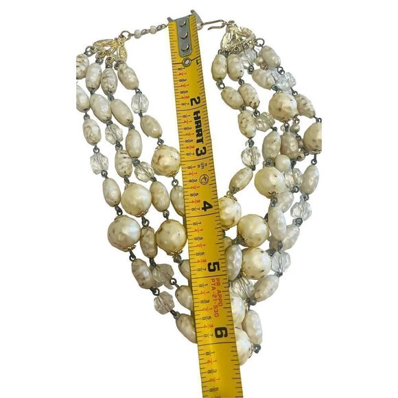 Necklace 4 straps stone for sale - Picture 3 of 9